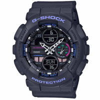 G-SHOCK 超人氣指針數位雙顯錶款 GMA-S140-8 黑 47mm