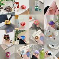 For Galaxy Buds FE Case Cute Cartoon Silicone Earphone Case For Samsung Buds 2 pro / Buds Live wireless headset Protection Cover
