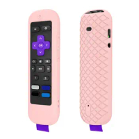 Shockproof Washable Decorate Smart TV Remote Control Silicone Case Protective Cover for ROKU Ultra 2022