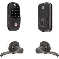 Yale Assure Lock Touchscreen, Wi-Fi Smart Lock with Norwood Lever - Works with the Yale Access App and more, Oil Rubbed Bronze