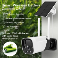 Vstarcam CB11 2MP 1080P Solar Battery Power IP Camera Full Color Outdoor Water-Proof Bullet CAMERAHome Security CCTV Monitor