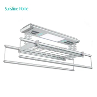 Ceiling Clothes Airer Folding Electrical Drying Rack For Ceilings