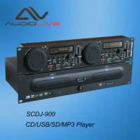 19 inch rack mount SCDJ-900 Professional double CD/USB/SD/MP3 Player