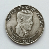 美國1936辛辛那提音樂中心半美元銀幣 外國紀念幣仿古硬幣工藝品