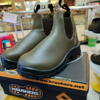 PROMO - SEPATU SAFETY SHOES KRUSHERS NEVADA BROWN