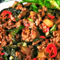1kg Thai Basil Beef/ Thai Basil Lembu