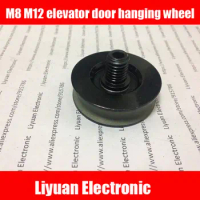 3pcs M8 elevator door hanging wheel / 48 * 14 * 6200 Door hanging round/ S200 K300 M12 Rotary wheel