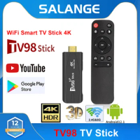 Mini Smart TV Stick TV98 Android 12.1 4K Smart Android TV Box 5G WiFi Smart TV Box H.265 Media Player TV Receiver Set Top Box
