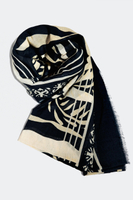 棕櫚印花圍巾
