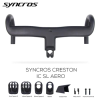 Syncros Creston Ic Sl Aero Carbon Integrated Cockpit All Internal Cables Di2 Handlebar 380mm