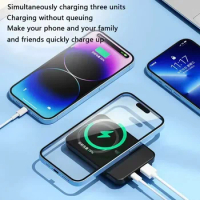 50000mAh Magsafe Power Bank Qi Magnetic Wireless PowerBank for iPhone 14 Samsung Xiaomi Portable Induction Charger Fast Charging