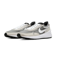 【NIKE 耐吉】Waffle One 女鞋 灰白色 小Sacai 解構 輕量 休閒鞋 DC2533-102