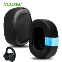 Nullkeai Replacement Ear Cushion for Logitech G231 G233 G433 G533 G633 G633S G933 G933S G335 G535 G733 Headphone Earpads Sleeve
