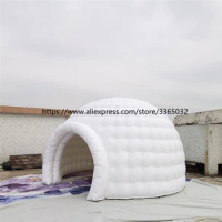 Outdoor Waterproof 5M Diameter White Inflatable Igloo Dome Tent For Sale
