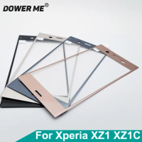 Dower Me 3D Curved Soft Edge Full Glued Tempered Glass Screen Display Protector Film For Sony Xperia XZ1 G8341 XZ1 Compact XZ1c