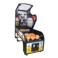Coin operated arcade adult basketball game console