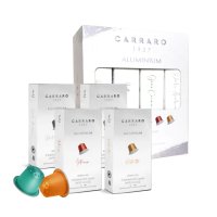 【CARRARO】咖啡膠囊禮盒 頂級咖啡系列(40顆/組;適用於Nespresso Original系列膠囊咖啡機)