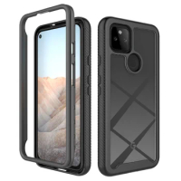 Hybrid Rugged Armor Shockproof Phone Case For Google Pixel 5A 5G 6A 7A 6 7 8 Pro Soft TPU Hard Plastic Protective Back Cover