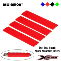 4Pcs Shock Absorbers Covers Damper Dirt Dust Resist Guard Cover High Elasticity For RC CAR Parts Traxxas 1/5 X-MAXX 6S XMAXX 8S