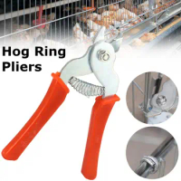 Hog Ring Pliers Tool M Clips Staples Chicken Bird Mesh Cage Wire Fencing Netting