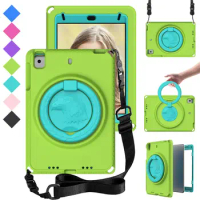 For ipad mini 4 Case Kids Tablet cover for mini 5 2019 shock proof EVA+Plastic 360 degree rotate case for ipad mini 2/mini 3