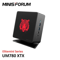 MINISFORUM UM780 XTX Mini PC AMD Ryzen 7 7840HS Gaming Mini PC Windows 11 DDR5 32GB 1TB SSD 8K USB4 WiFi6E Desktop Mini Computer