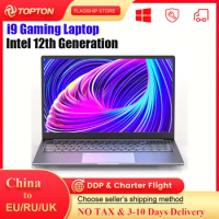 i9 Gaming Laptop 15.6'' IPS Ultrabook 12th Gen Intel Core i7 i5 1240P Windows 11/10 Notebook Fingerprint Unlock Backlit Keyboard