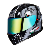 RNG品牌摩托車頭盔A類3C認證機車電動車騎行頭盔雙鏡片男女可用盔