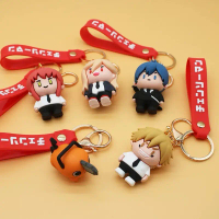 [GH] Chainsaw Man Pochita Denji - Chainsaw Man Silikon Keychain gantungan kunci lucu bagcharm Goms H