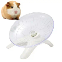 Dwarf Hamster Wheel Hamster Exercise Wheel 7 Inch Acrylic Super-Silent Running Wheels For Gerbils Small Animal Toys Hamster