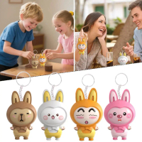 Induction Voice Iloveyou Keychain New Year's New Style Hand In New Pendant Gift Couple Doll A9Z0