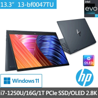 HP 惠普 微軟365一年組★13吋ENVY x360 13-bf0047TU EVO OLED翻轉觸控筆電(i7-1250U/16G/1TB SSD/W11)