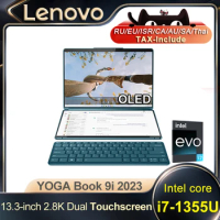 2023 Lenovo YOGA Book 9i 13th Generation Core i7-1355U Intel Evo Platform 13.3-Inch Dual-screen Notebook