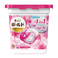 Viên giặt xả P&G BOLD 4D Nhật Bản, hộp 11v Làm Sạch