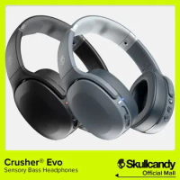 Choice Skullcandy Crusher Evo S6EVW-N740 Headphones Bluetooth Wireless Headset HD Call Long Endurance Extra Bass Tech Earphones