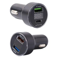 PD 20W Car Charger Super Fast Charge Adapter Type C USB 120W Portable for iPhone 14 Pro Max 13 12 11 iPad Airpods OnePlus