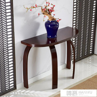 新中式實木玄關桌隔斷櫃玄關櫃長條桌靠牆走廊玄關台供桌靠牆邊桌