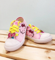 【震撼精品百貨】Hello Kitty 凱蒂貓 台灣製Hello kitty正版兒童帆布鞋-粉色(16 22號) 震撼日式精品百貨