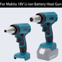 Cordless Heat Gun Shrink Wrapping Tool Hot Air Gun Air Dryer Soldering Thermal Blower For Makita 18V Li-ion Tool Battery