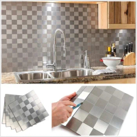 Self-adhesive Tiles Peel and Stick Backsplash Mosaic Wall Stickers 3d Wall Panel Bathroom Waterproof Stick on Tiles for Kitchen
