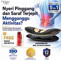 Dr. Qyu Lumbar Traction Device PREMIUM Original Gogomall Alat Terapi Bantu Kurangi Tekanan pada Sara