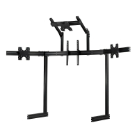 【享最高折300】NLR ELITE QUAD MONITOR STAND 黑色鋁擠型四螢幕立架 支援21~43吋/NLR-E037