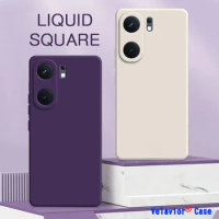 Case for VIVO IQOO Neo 9 Luxury Original Soft Square Liquid Silicone Camera Phone Shell for VIVO IQOO Neo9 X100 Pro Cover Fundas