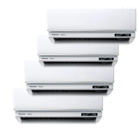 【Panasonic 國際牌】一對四變頻冷暖分離式冷氣空調(CU-4J100BHA2/CS-UX22BA2*2台+CS-UX28BA2+CS-UX63BA2)