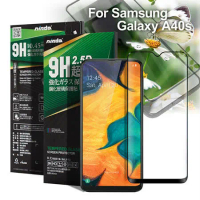 NISDA for 三星 Samsung Galaxy A40s 完美滿版玻璃保護貼-黑
