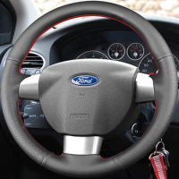 For Ford Focus ST 2005 2006 2007-2012 Focus RS 2009 2010-2011 Car Steering Wheel Cover