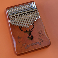 Kalimba 17คีย์ Professional Thumb Piano ไม้วีเนียร์คีย์บอร์ดเครื่องดนตรี Kalimba Thumb Piano Christmas Present