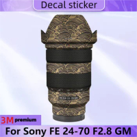 For Sony FE 24-70 F2.8 GM Decal Skin Vinyl Wrap Film Lens Body Protective Sticker Protector Coat SEL2470GM 24-70mm 2.8 F/2.8