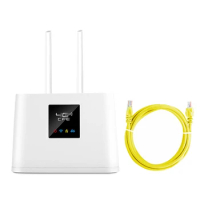 4G Wireless Router With 2Xantenna 150Mbps Portable 4G Wifi Router Built-In SIM Card Slot Support Max 20 Users