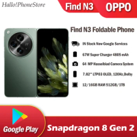 Original OPPO Find N3 Folded Screen Snapdragon 8 Gen 2 5G LTPO3 OLED 120Hz 64 MP Main Camera OTA google play NFC 67W super VOOC